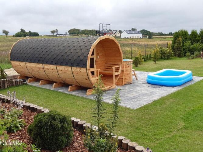 Holiday Home With A Terrace, Sauna, Jacuzzi เมียเลนโก ภายนอก รูปภาพ
